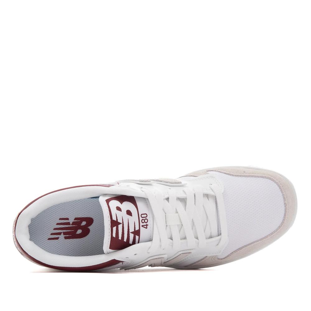 Topánky New Balance BB480LKB - biela