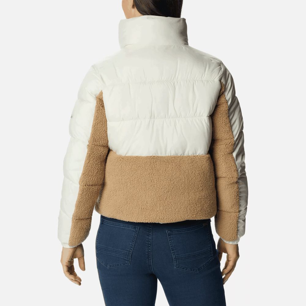 Bunda Columbia Leadbetter Point Sherpa Hybrid Puffer 1955243191 - biele