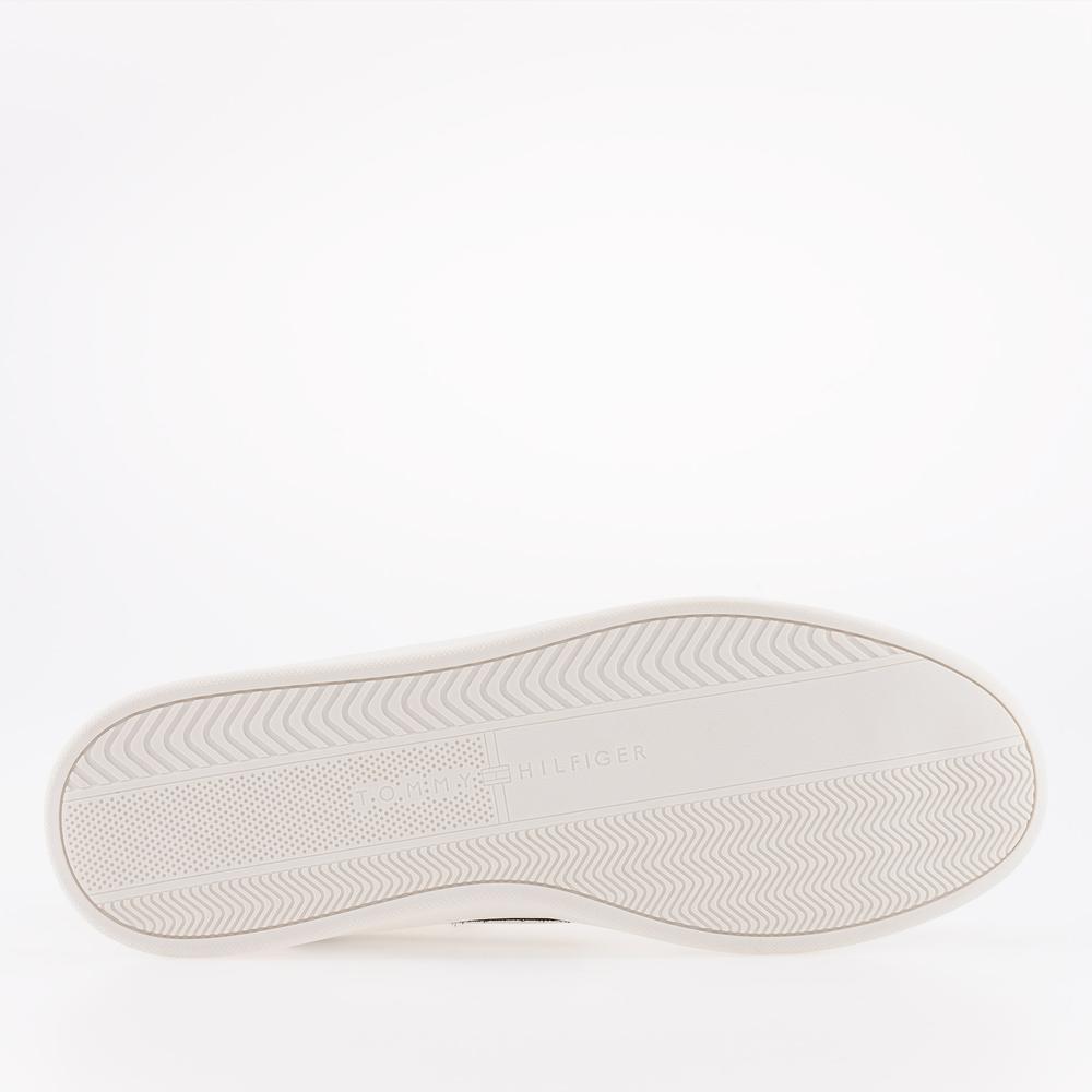 Topánky Tommy Hilfiger Elevated Cupsole Leather FM0FM04490-AC0 - biele
