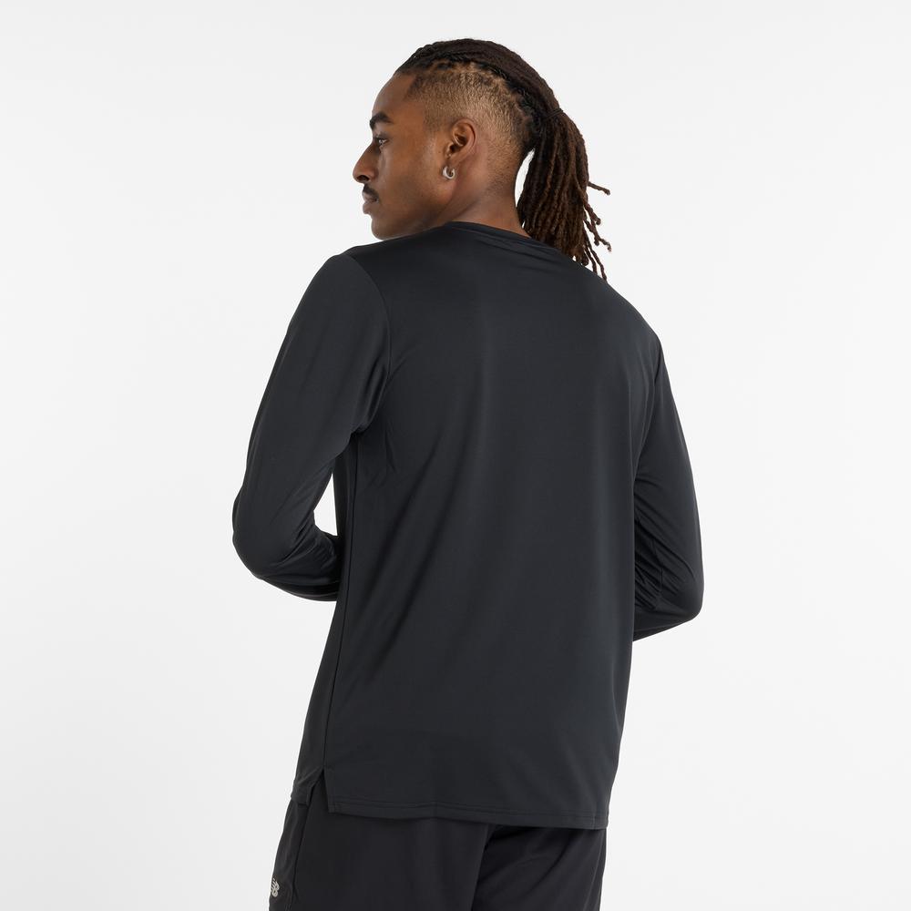 Pánske tričko New Balance MT51802BK - čierne