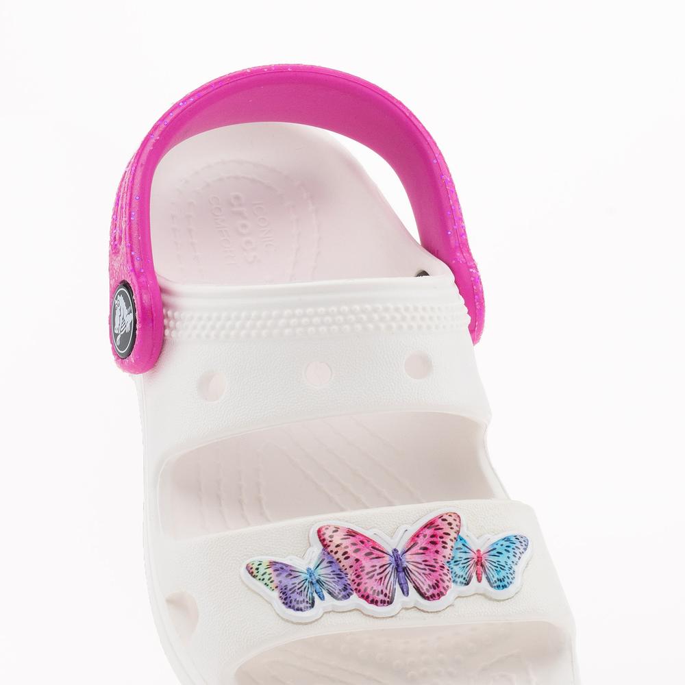 Sandále Crocs Classic Embellished 207803-100 - biele