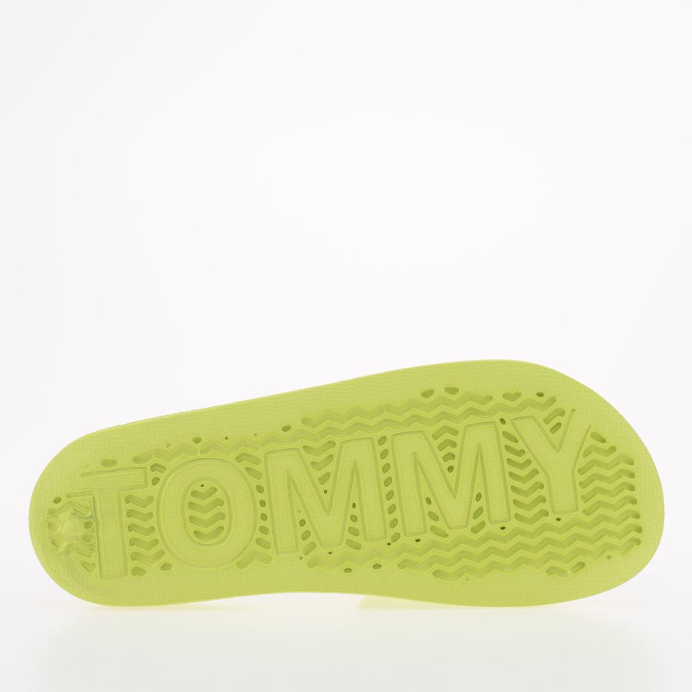 Klapky Tommy Jeans Flag Pool EN0EN02115-MSA - zelené