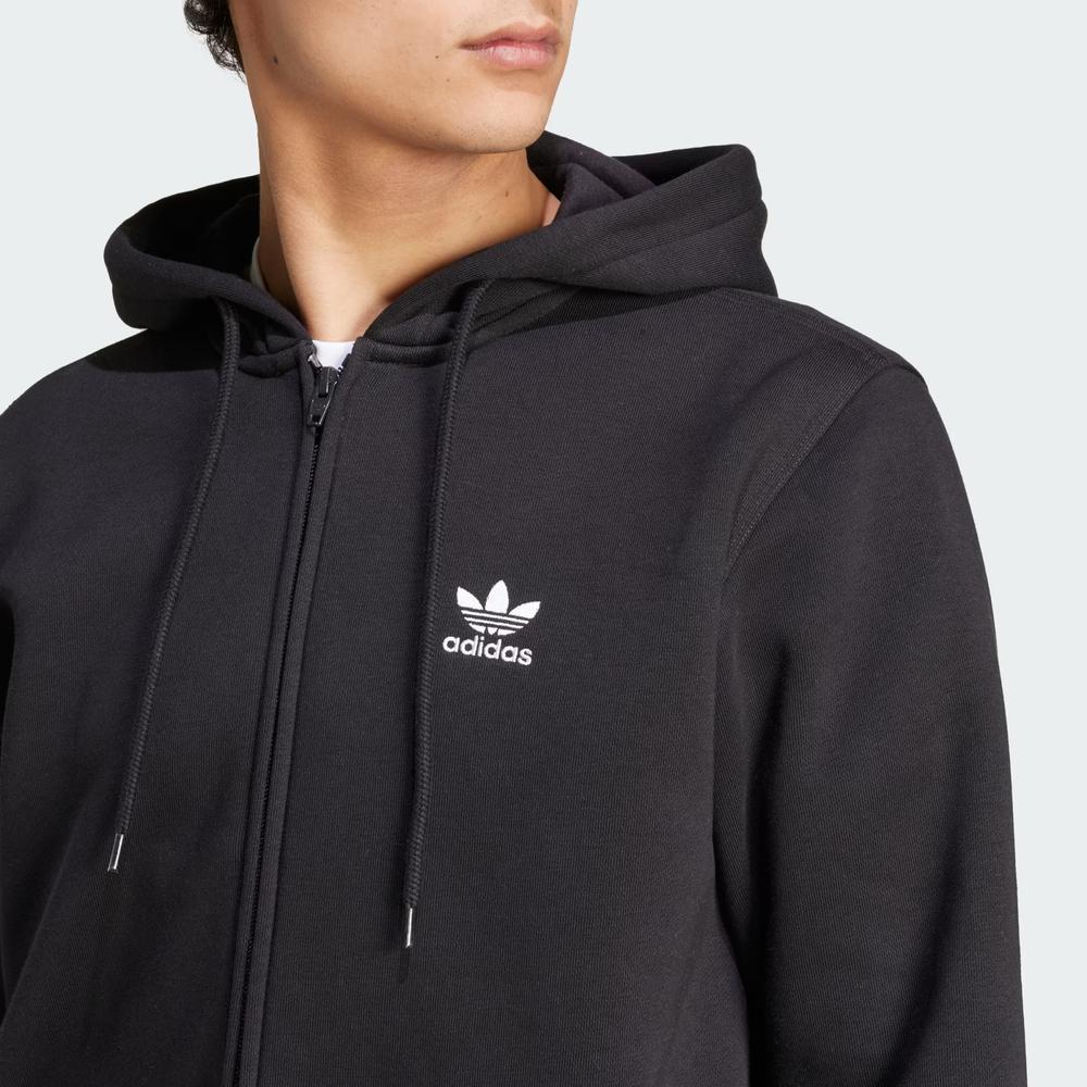 Mužský blúza adidas Originals Trefoil Essentials Full-Zip IW5791 - čierne