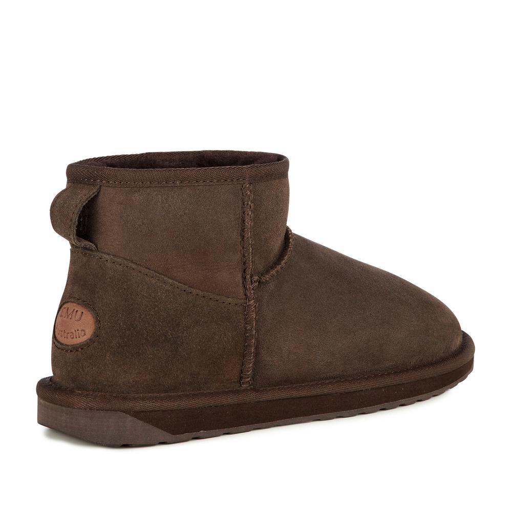 Topánky Emu Australia Stinger Micro W10937CHOC - hnedé