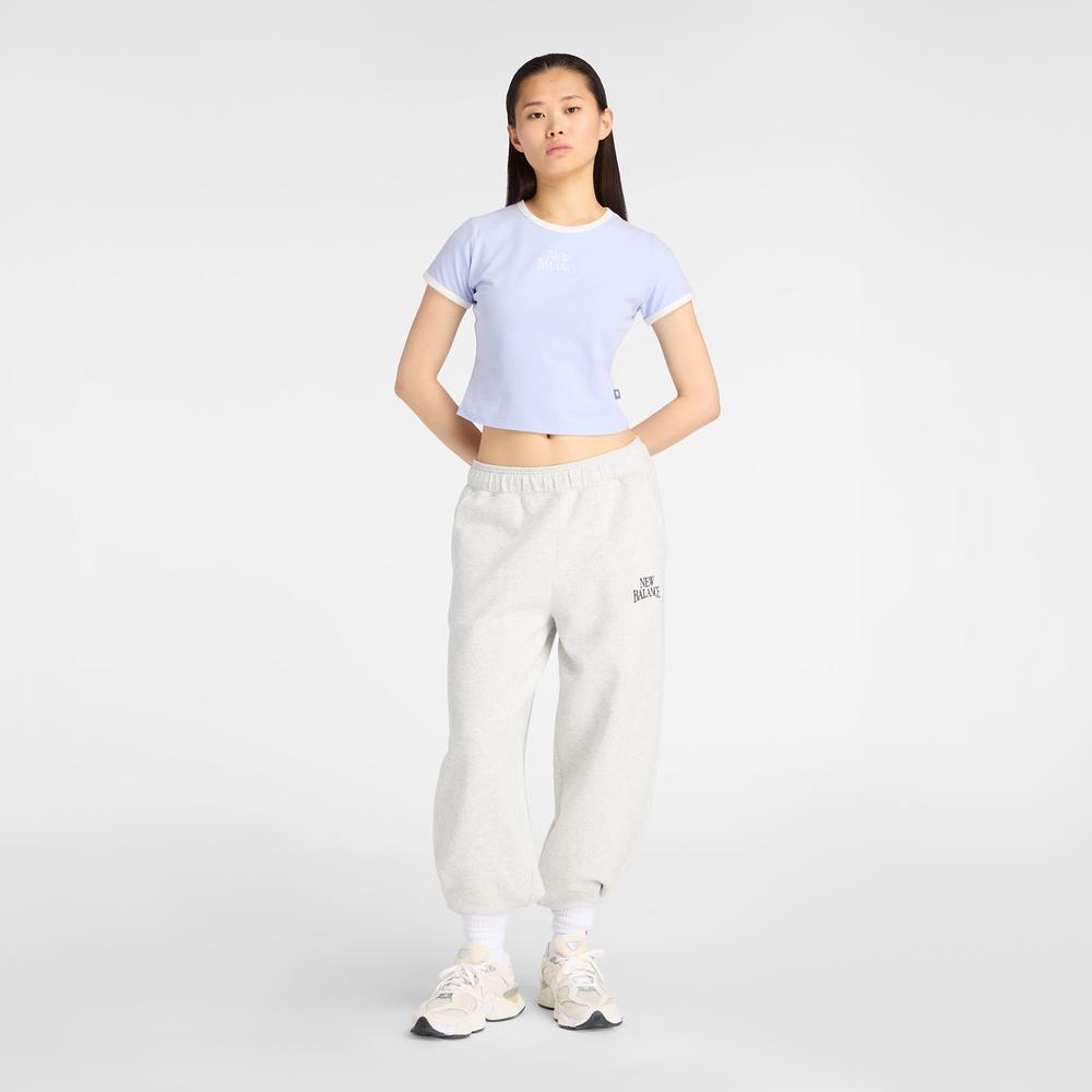 Dámske tričko New Balance WT61Y33QDYK - fialové