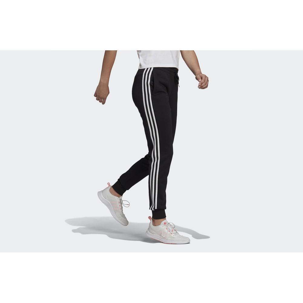 Nohavice adidas Essentials French Terry 3-Stripes GM8733 - čierne