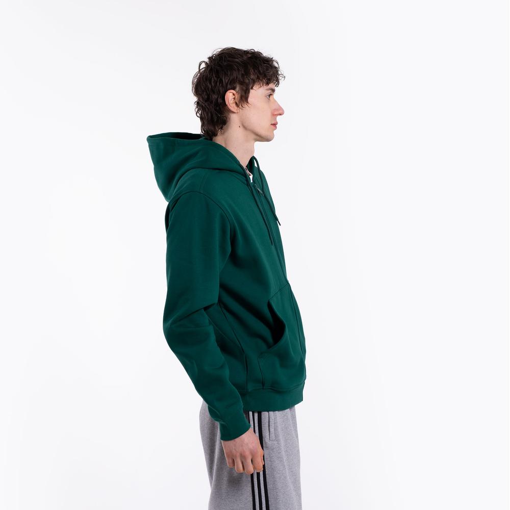 Mužský blúza adidas Originals Trefoil Essentials Full-Zip KD1321 - zelené