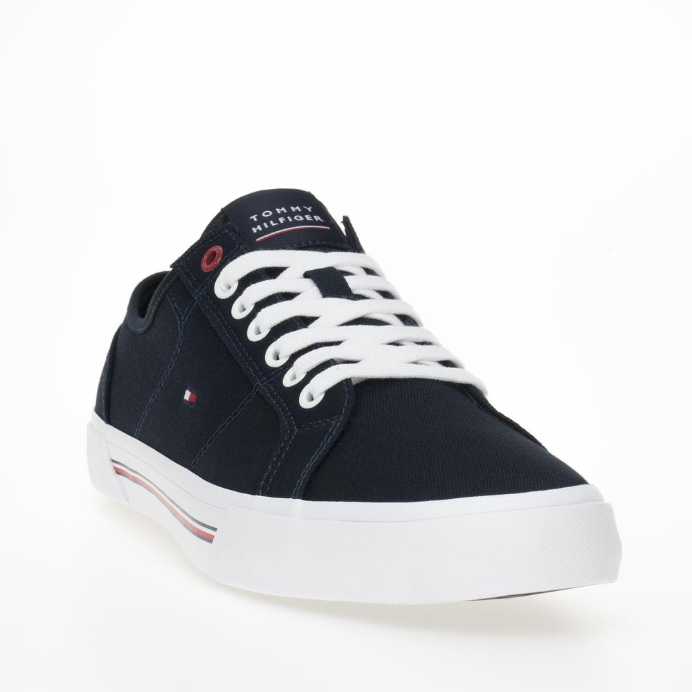 Topánky Tommy Hilfiger Core Corporate Vulc Canvas FM0FM04560-DW5 - tmavomodré