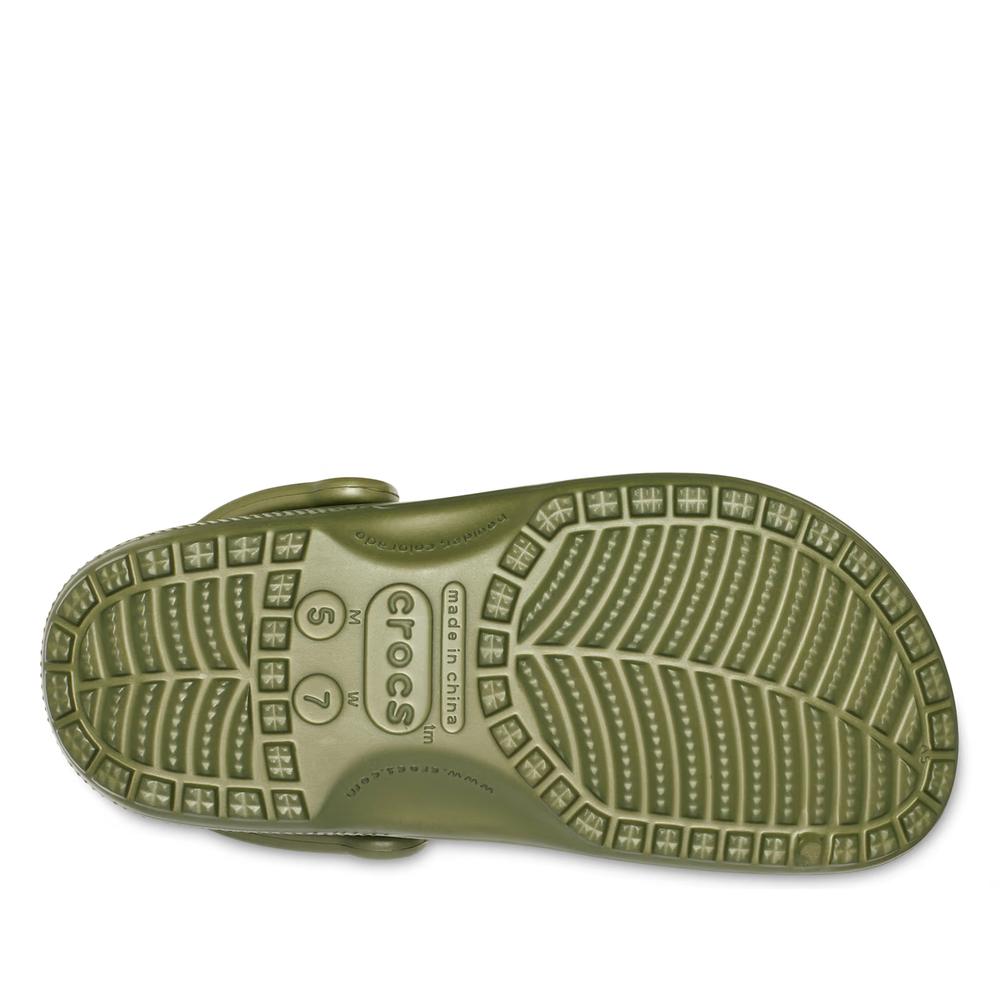 Klapky Crocs Classic Clog 10001-309 - zelené