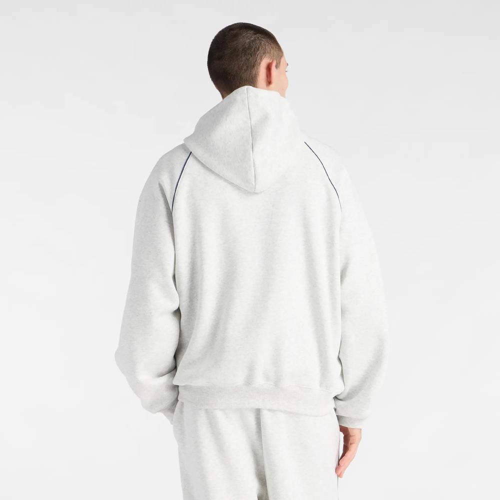 Pánska bunda New Balance Trackside Fleece MT611629AHH - šedý
