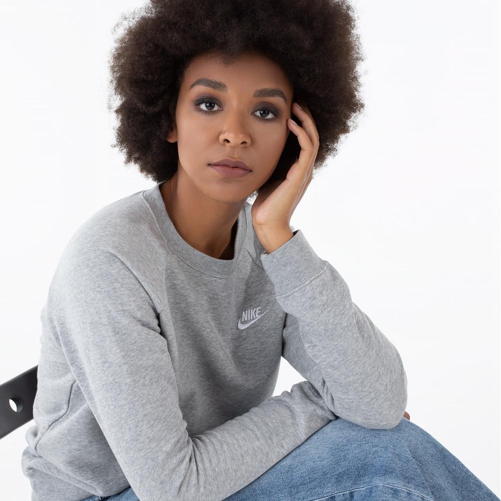 Blúza Nike Essentional Crew BV4110-063 - šedý