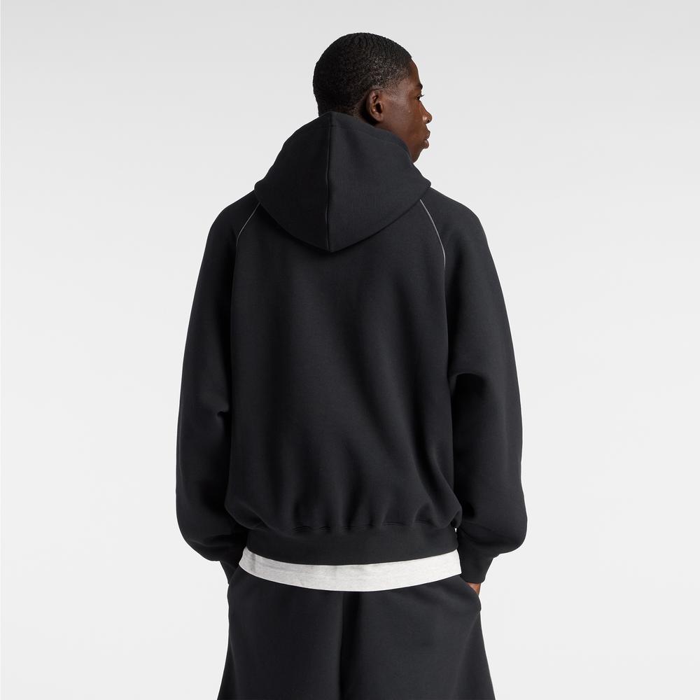 Pánska bunda New Balance Trackside Fleece MT611629BK - čierne