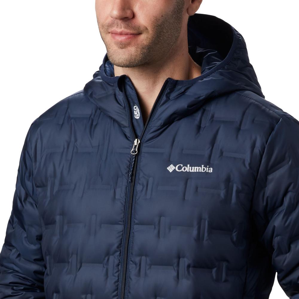 Bunda Columbia Delta Ridge Down Hooded 1875892464 - tmavomodré
