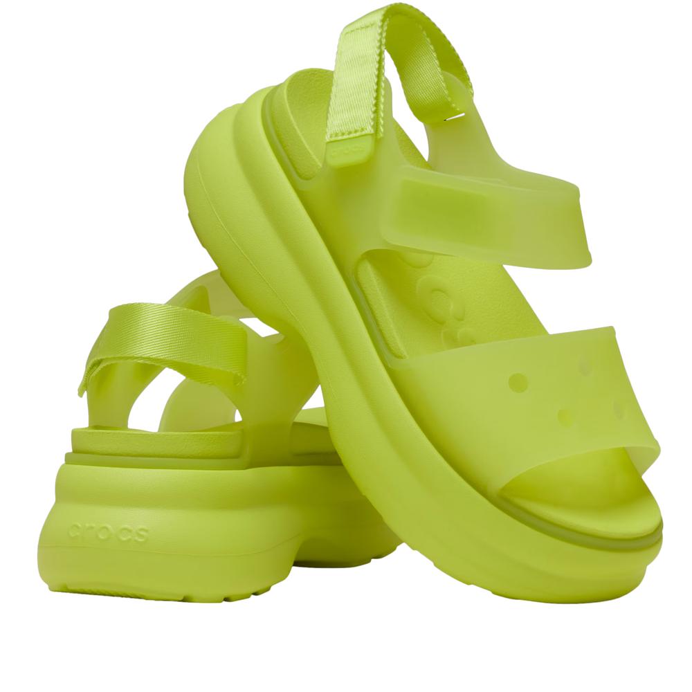 Dámske sandále Crocs Soho Frosted Y-Strap 212651-738 - zelené