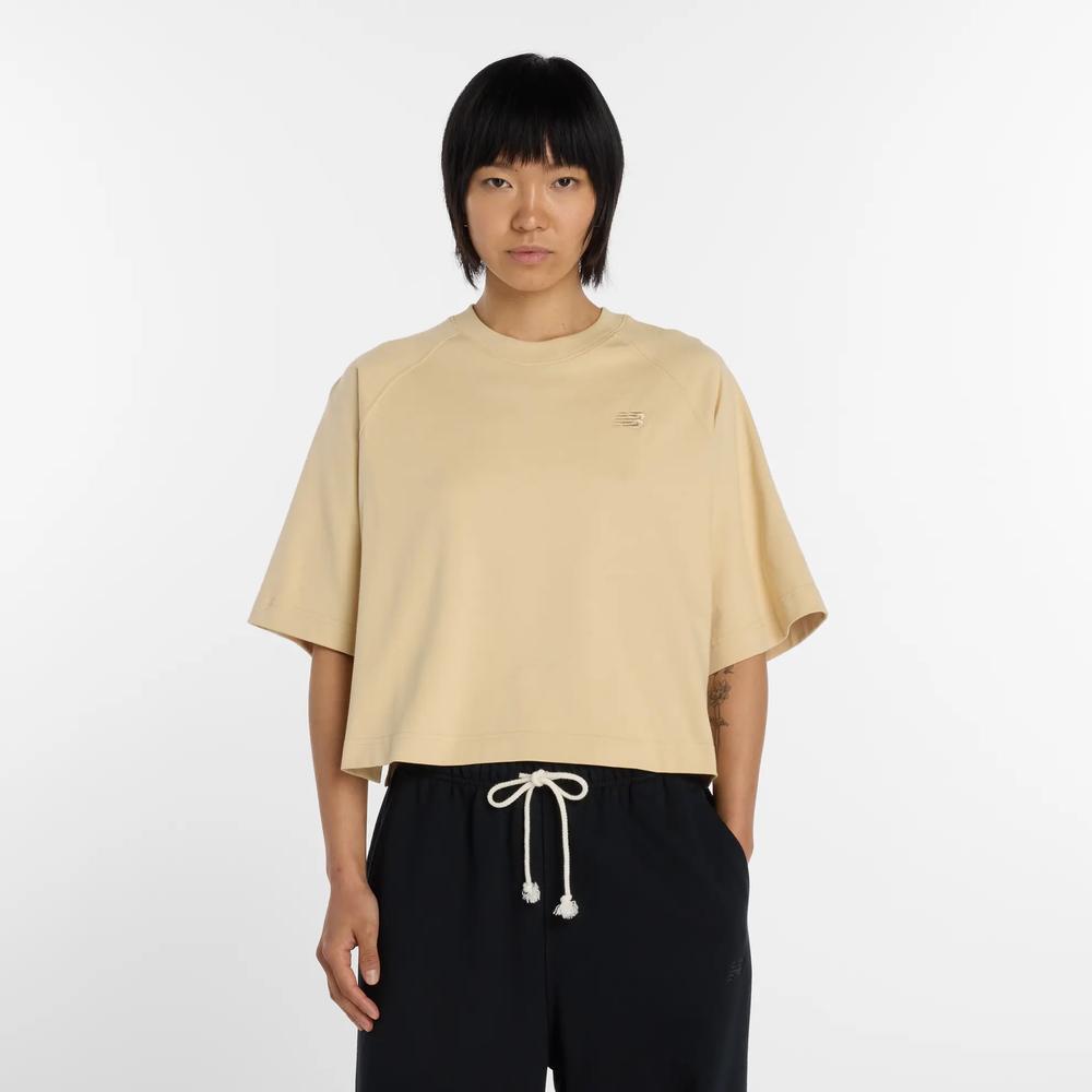 Dámske tričko New Balance WT6147DDABC - žltá