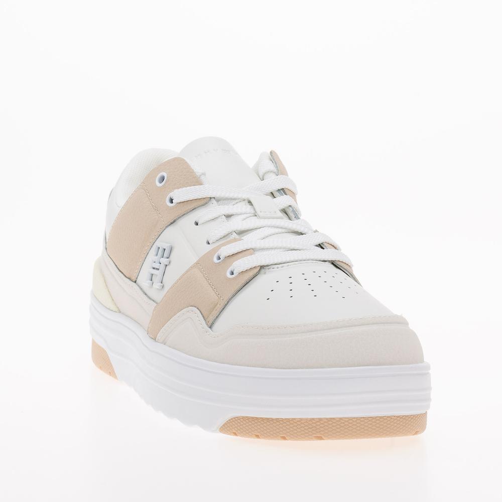 Topánky Tommy Hilfiger Th Lo Basket Sneaker FW0FW07309-YBL - béžové
