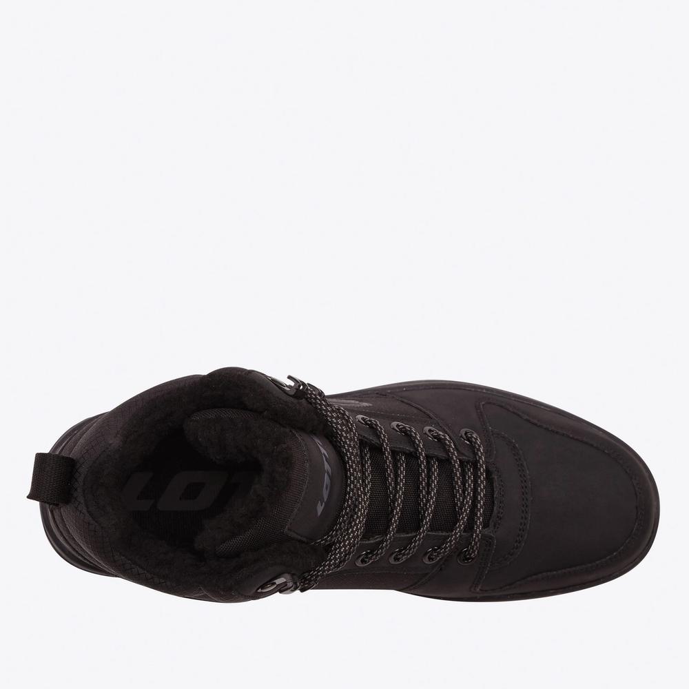 Unisex topánky Lotto Prehna Fur 2400380U-1111 - čierne