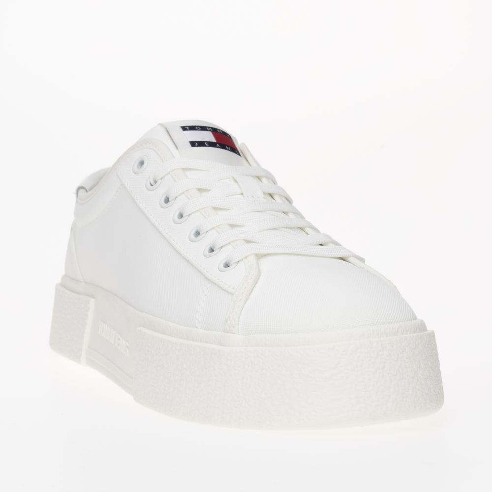 Topánky Tommy Jeans Floxing Flatform EN0EN02480-YBL - biele