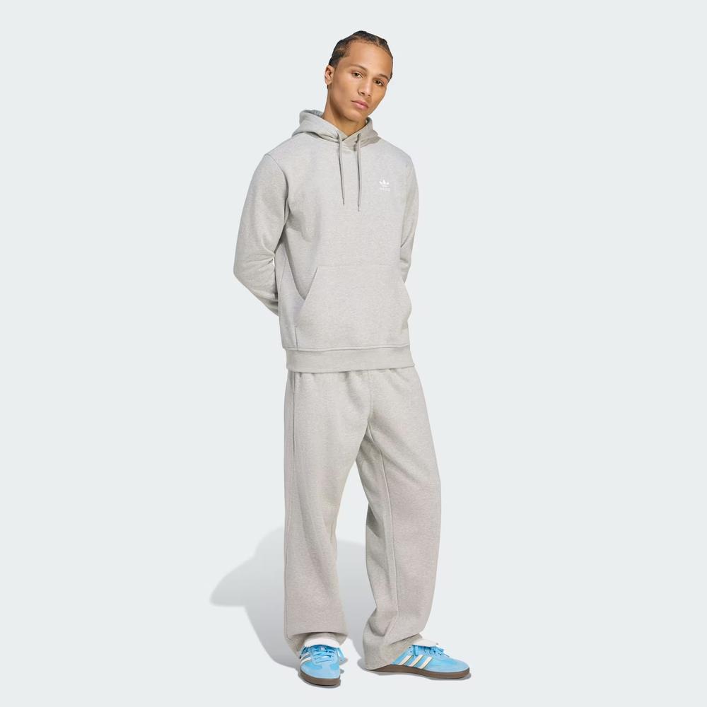 Pánske nohavice adidas Originals Trefoil Essentials Open Hem JW9157 - šedý