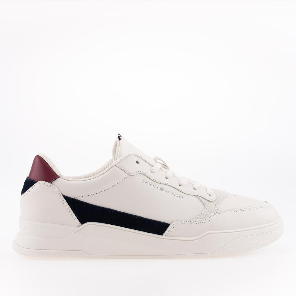Topánky Tommy Hilfiger Elevated Cupsole Leather FM0FM04490-AC0 - biele