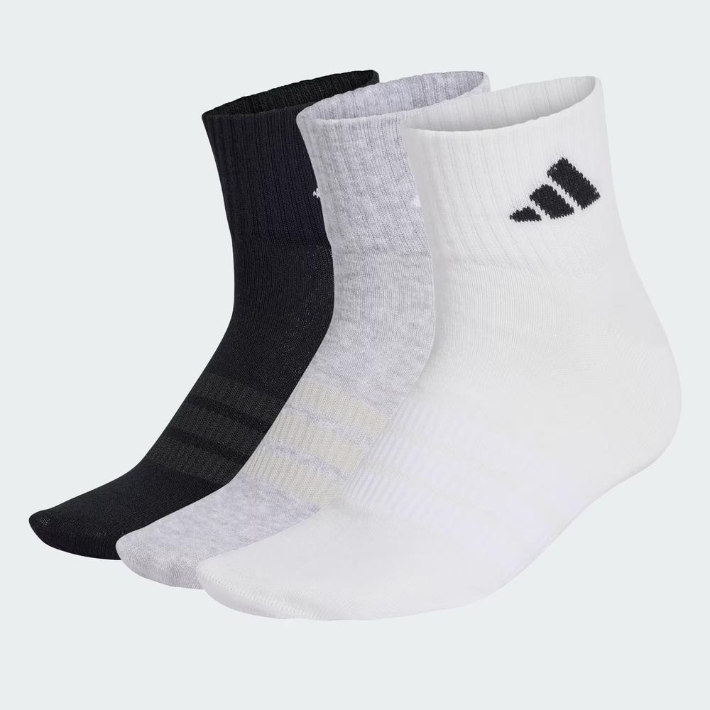 Ponožky unisex adidas Sportswear Thin Light Ankle 3 Pairs KC9614 - viacfarebné