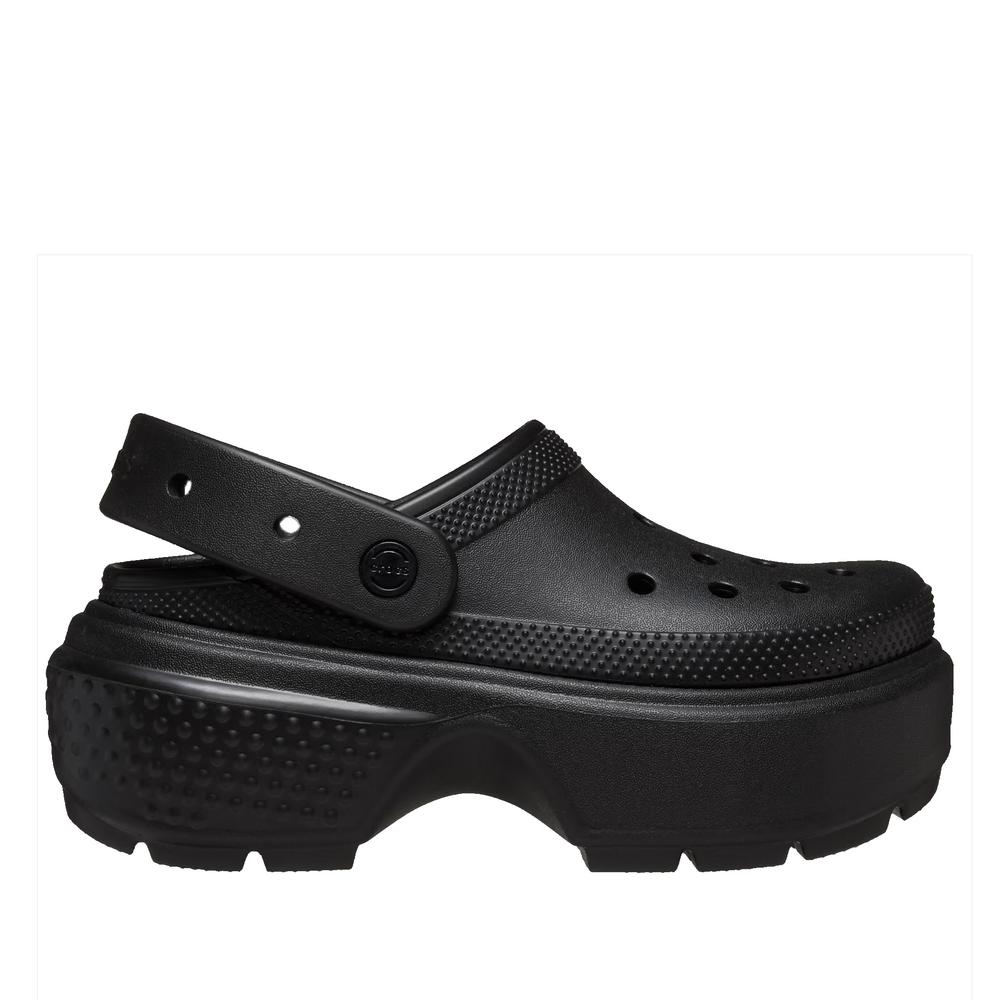 Klapky Crocs Stomp Clog 209347-001 - čierne