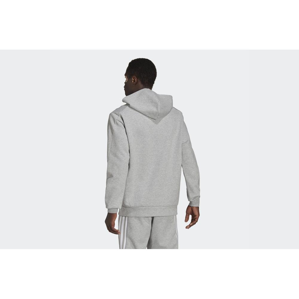 Blúza adidas M FI DBLKNT FZ HE2224 - šedý