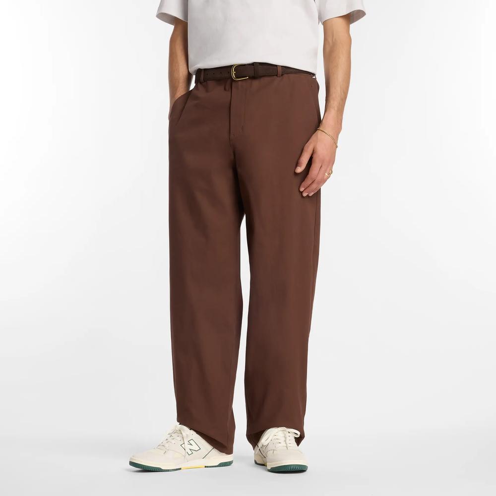 Pánske nohavice New Balance MP51953ABJ - hnedé