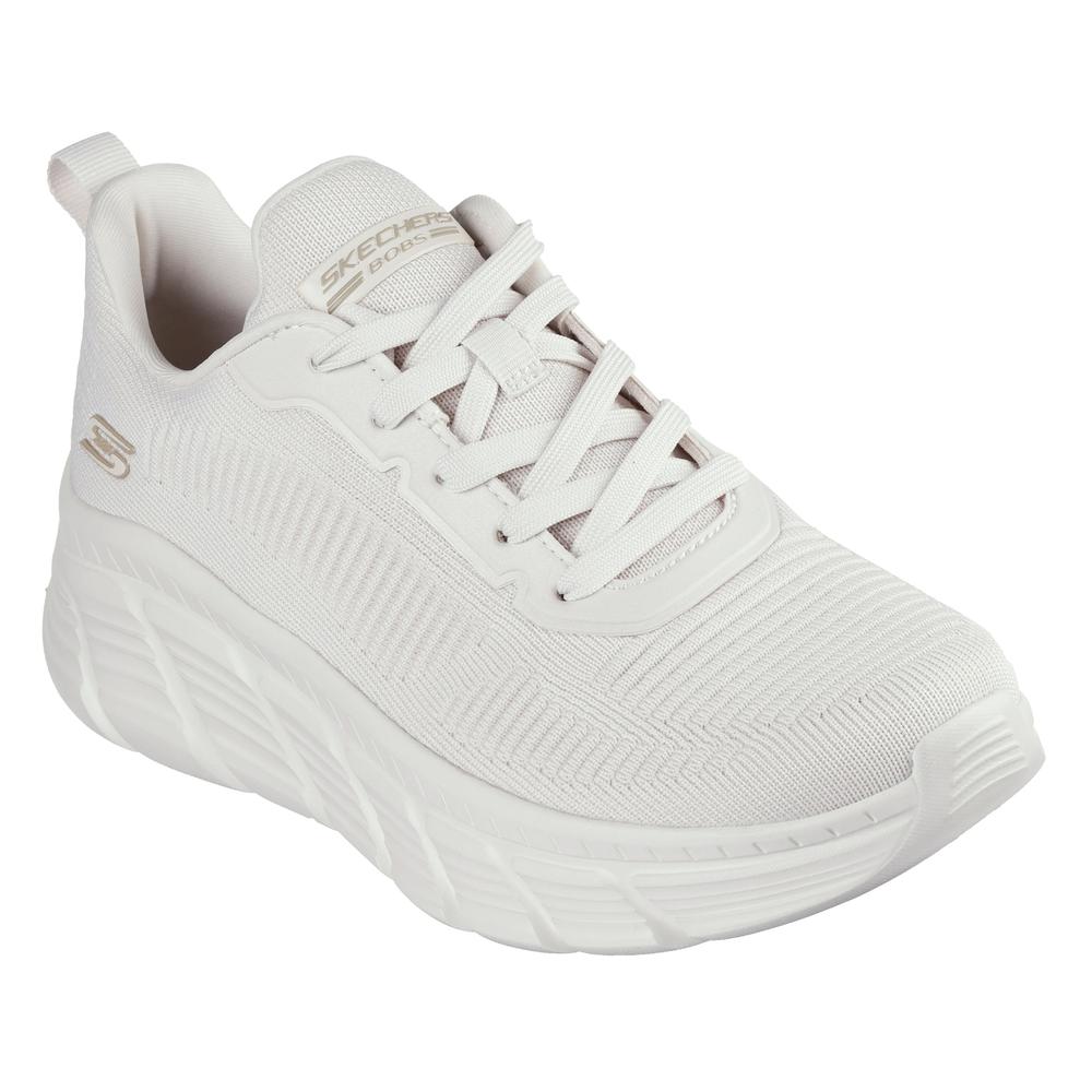 Dámske topánky Skechers Bobs Sport B Flex Hi Flying Hi 117385OFWT - biele
