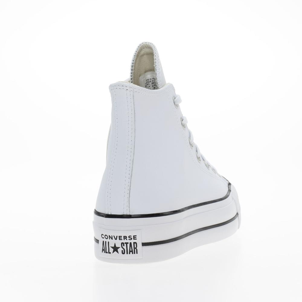 Topánky Converse Chuck Taylor All Star Lift Platform Leather 561676C - biele