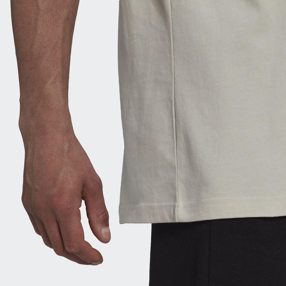 Tričko adidas Essentials FeelVivid Drop Shoulder Tee HK2856 - šedý