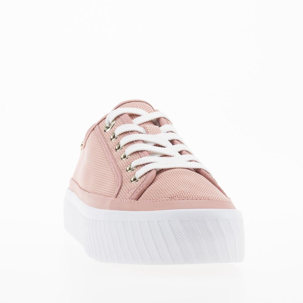 Topánky Tommy Hilfiger Platform Vulcanized FW0FW07156-TQS - ružové