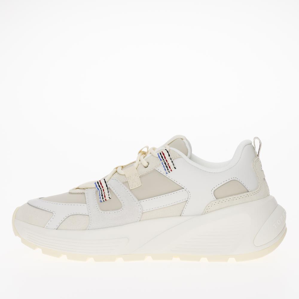 Topánky Tommy Hilfiger Chunky Runner FW0FW07674-AEF - béžové