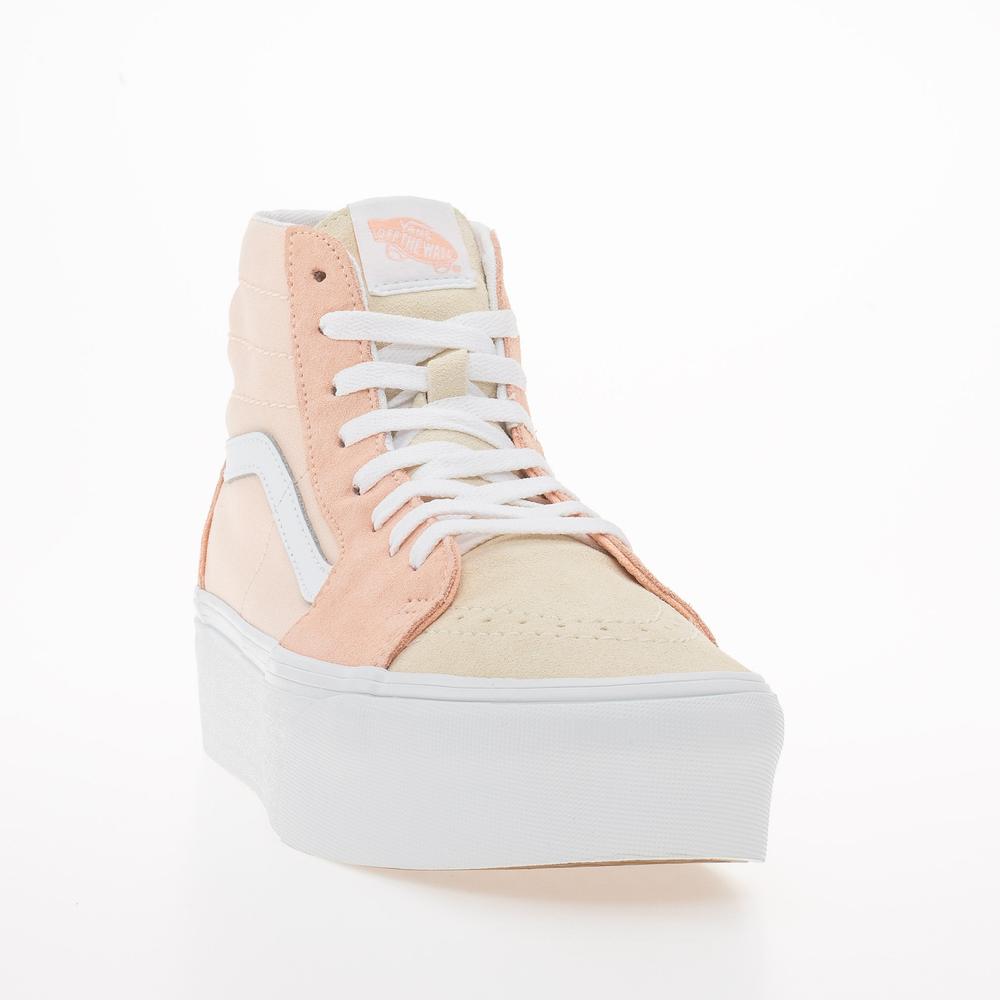 Topánky Vans Soft Suede SK8-Hi Tapered Stackform VN0A5JMKBOD1 - pomarančové