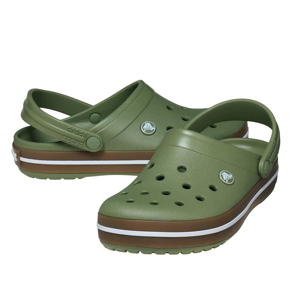 Klapky pánske Crocs Crocband Gum Clog 212756-3BX - zelené