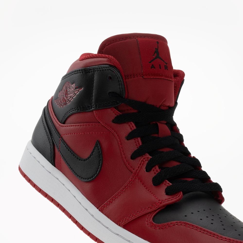 Pánske topánky Air Jordan 1 MID 554724-660 - červené