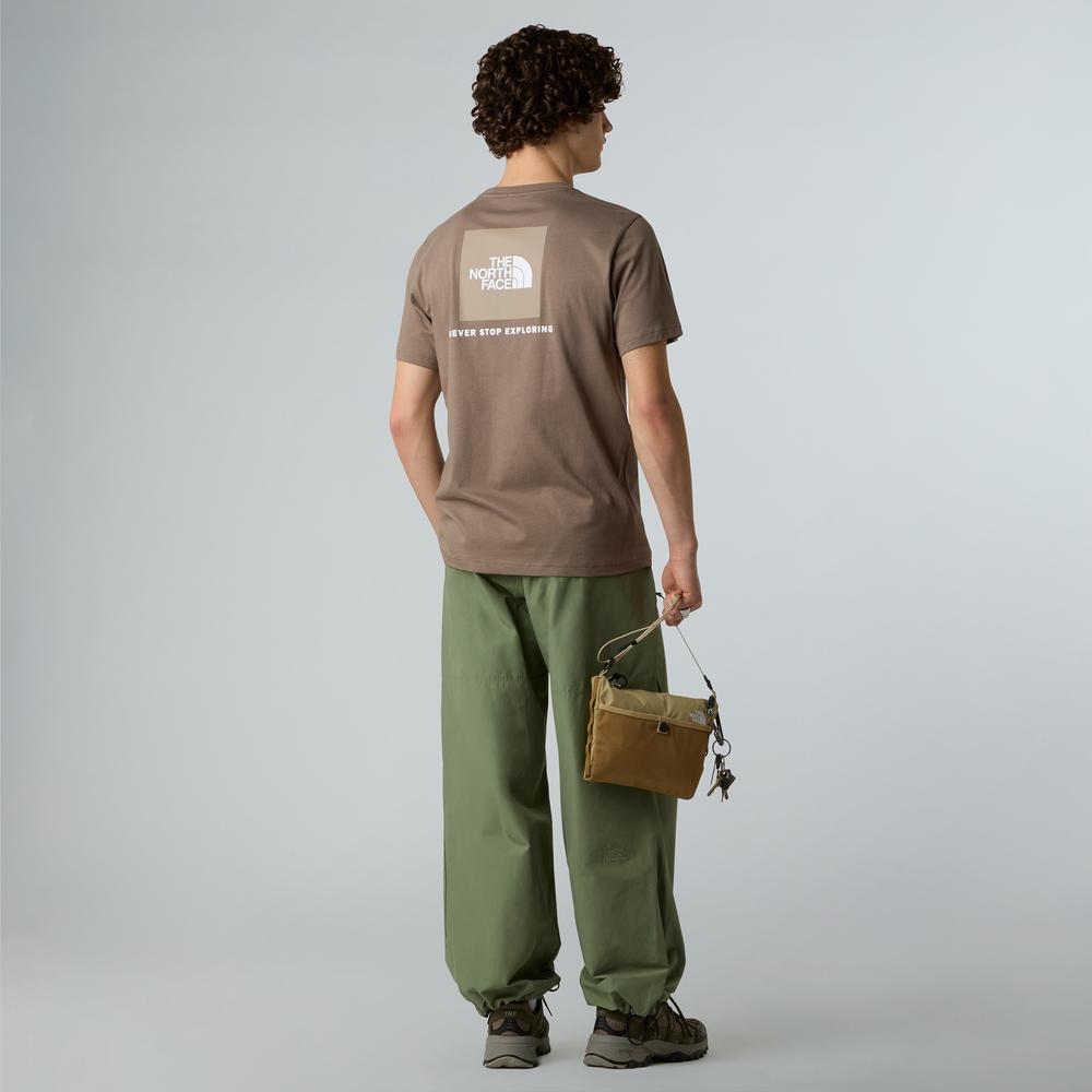 Pánske tričko The North Face Redbox 0A87NPE1Q1 - hnedé