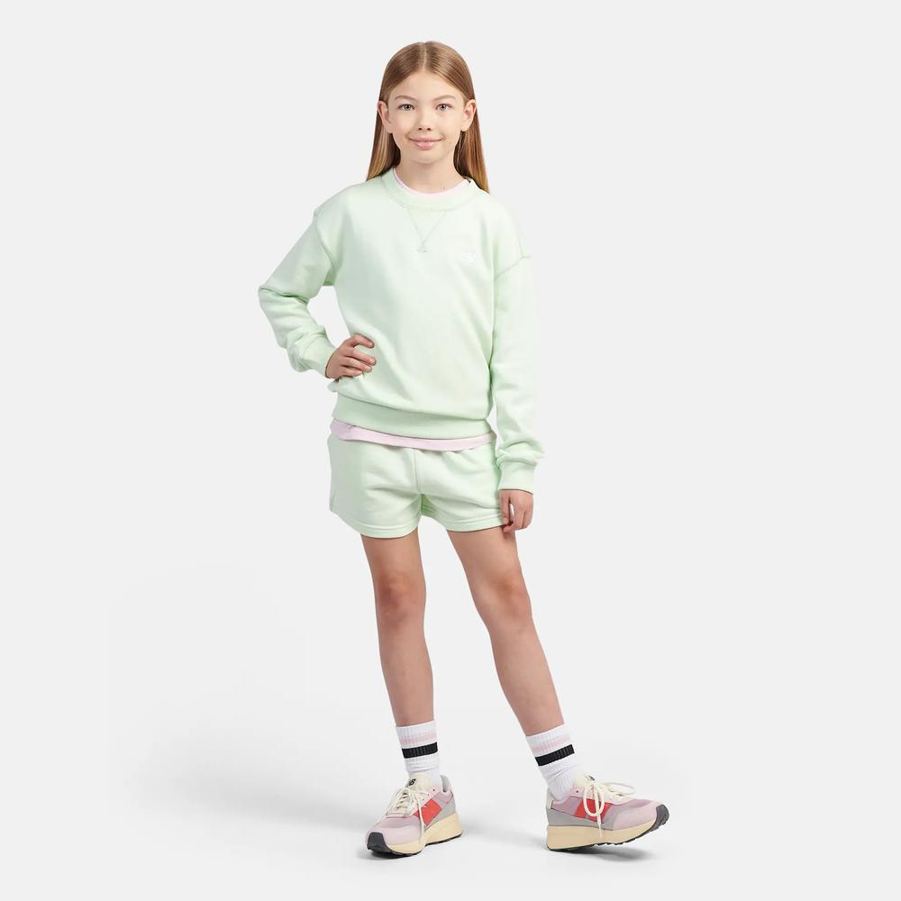 Dětské mikina New Balance LAKG0055MEW - mätové