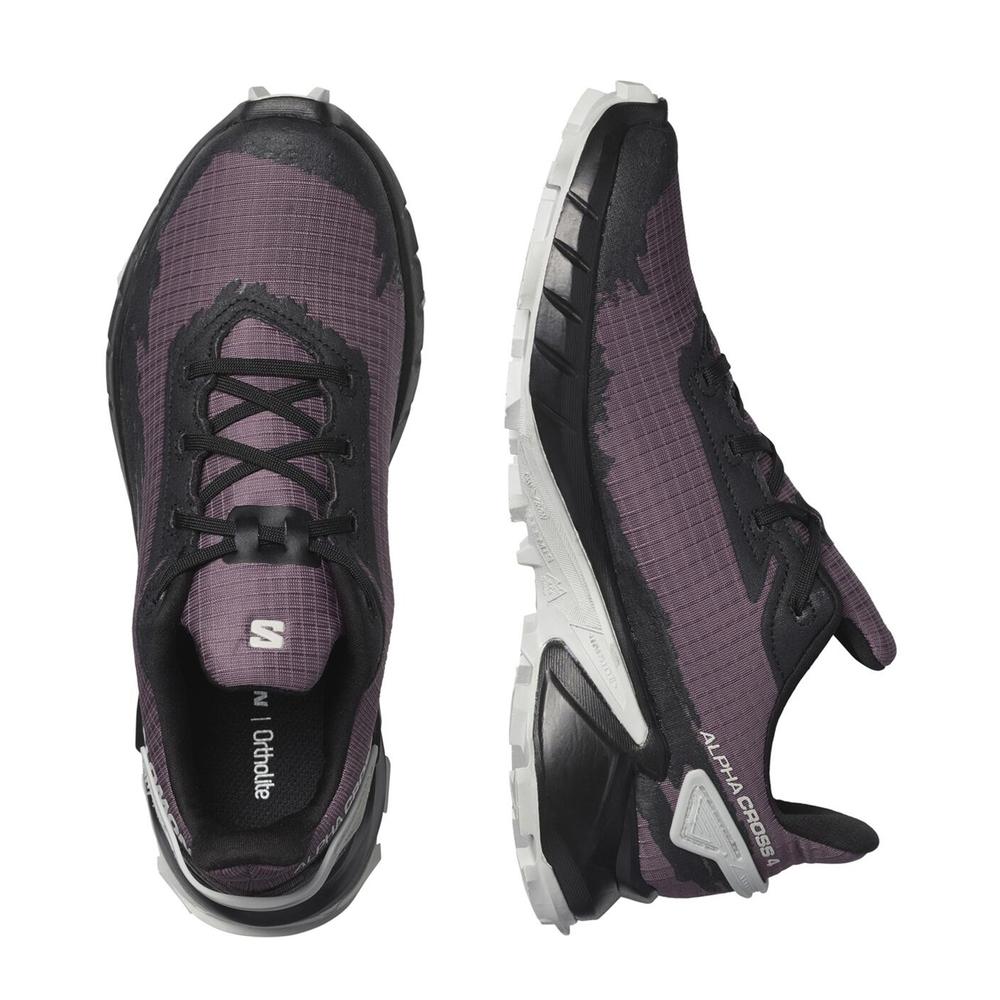 Topánky Salomon Alphacross 4 L41725200 - fialové
