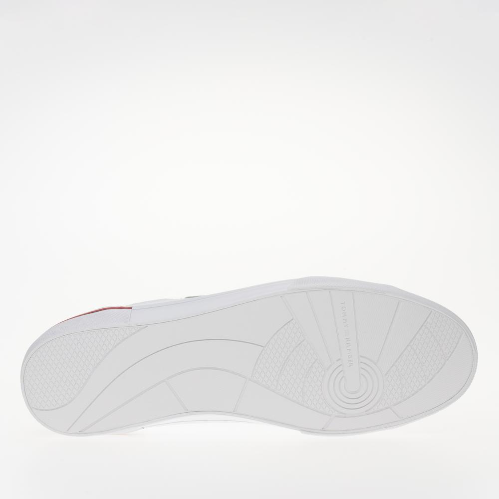 Topánky Tommy Hilfiger Corporate Vulc Leather FM0FM04953-YBS - biele
