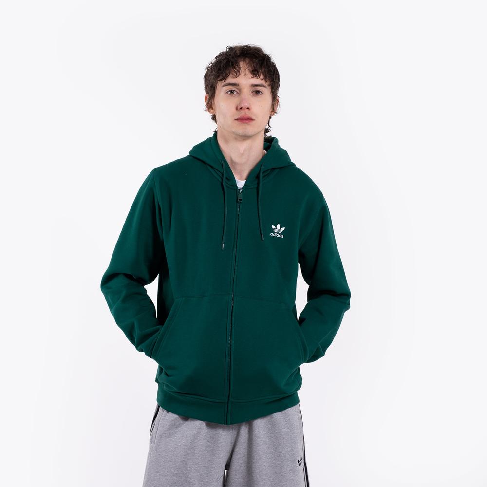 Mužský blúza adidas Originals Trefoil Essentials Full-Zip KD1321 - zelené