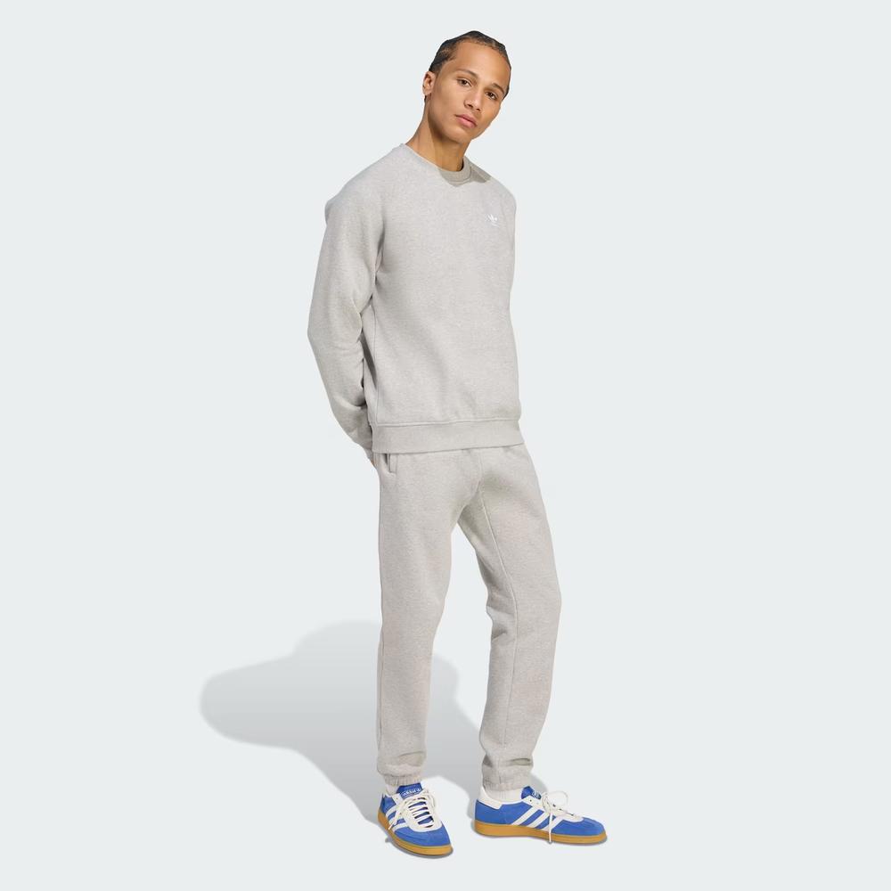 Blúza pánske adidas Originals Trefoil Essentials Crew JY6140 - šedý