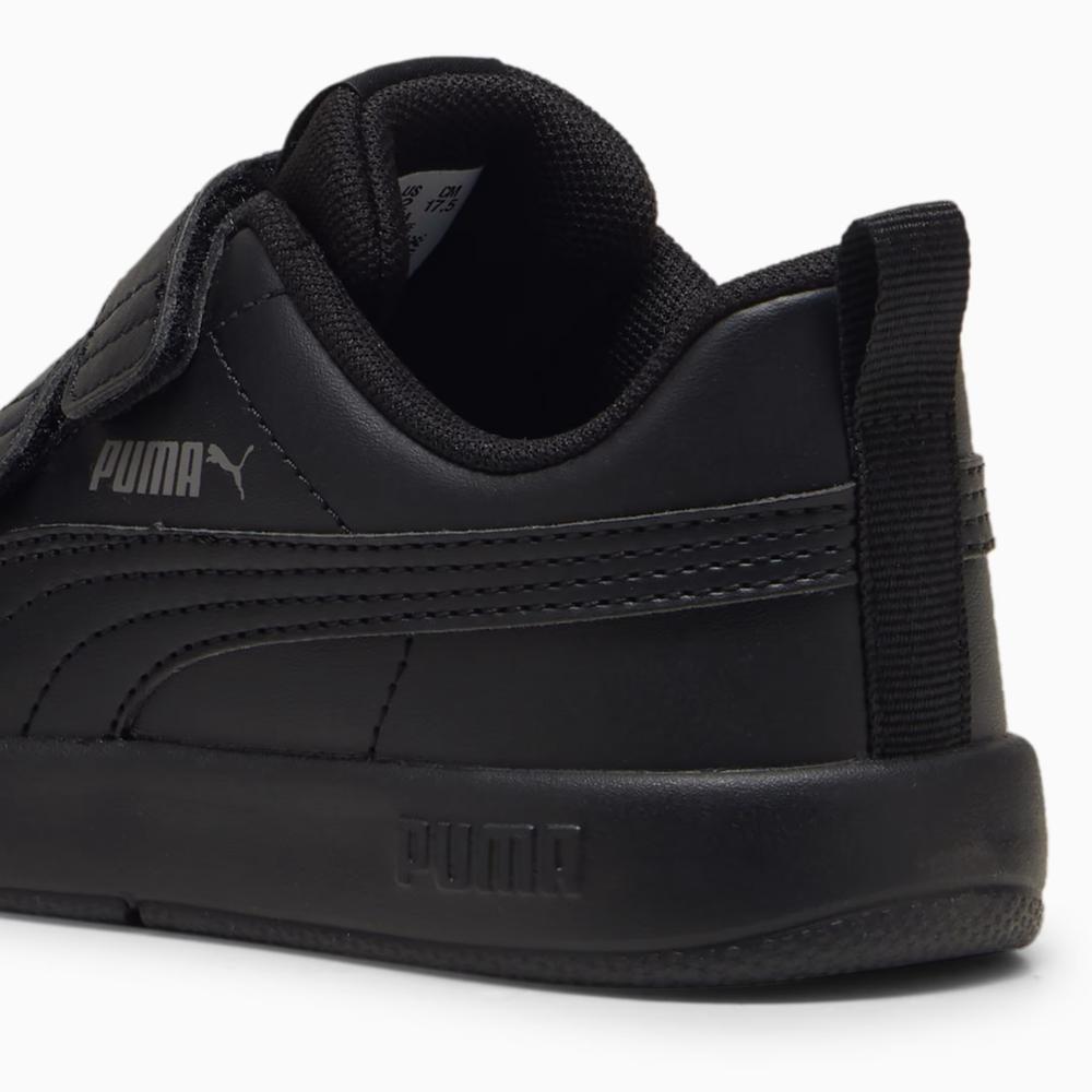 Detské topánky Puma Courtflex V3 V PS 39764201 - čierne