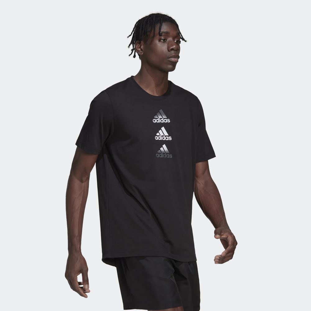 Tričko adidas Designed To Move Logo HM4797 - čierne