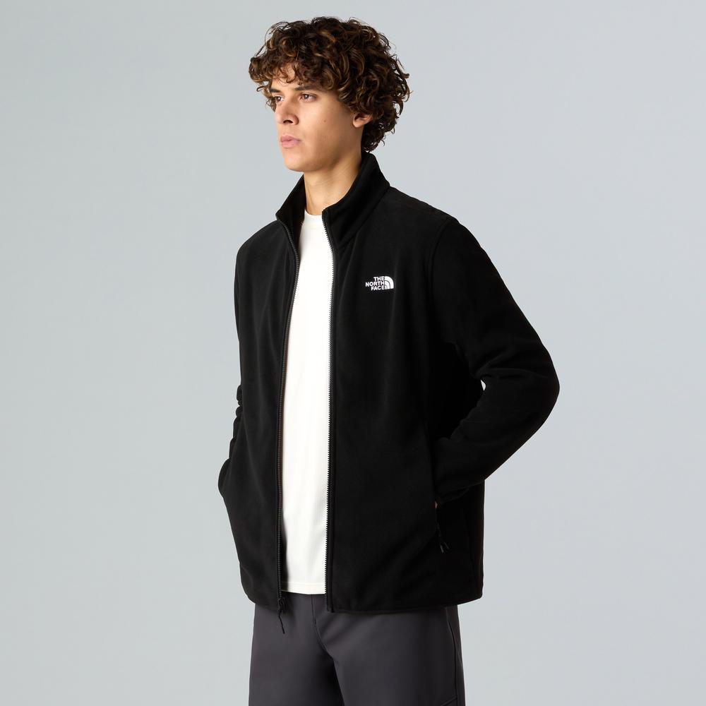 Mužský blúza The North Face Glacier Full-Zip Fleece 0A8D0RJK31 - čierne