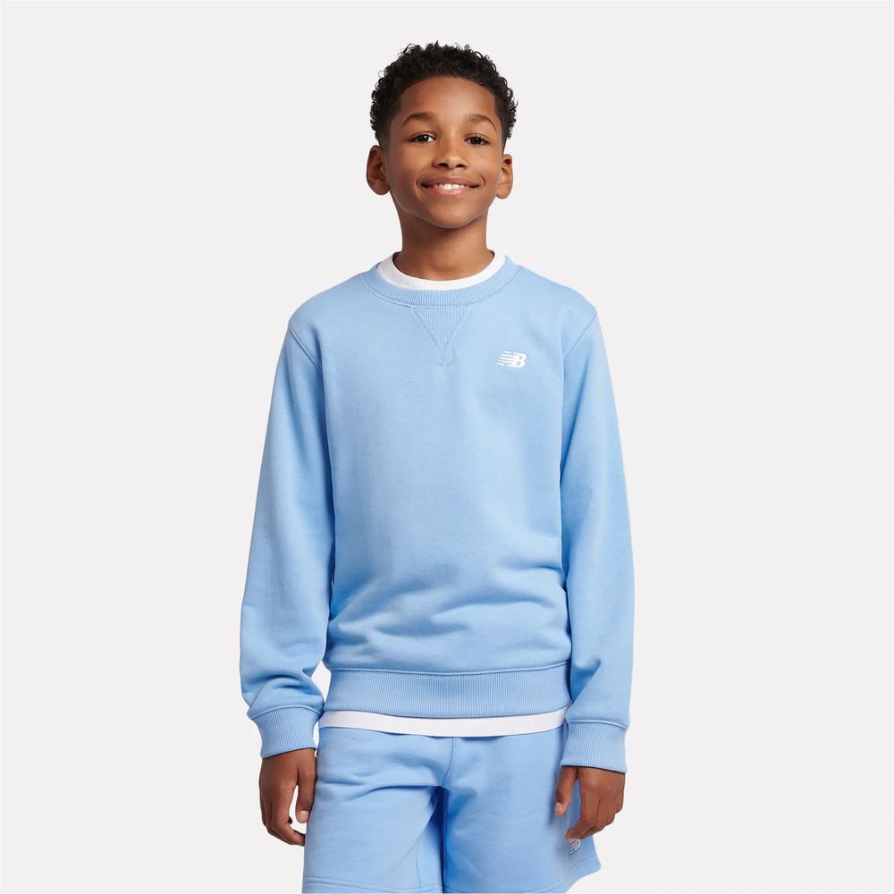 Dětské mikina New Balance LAKB0055ELE - modré
