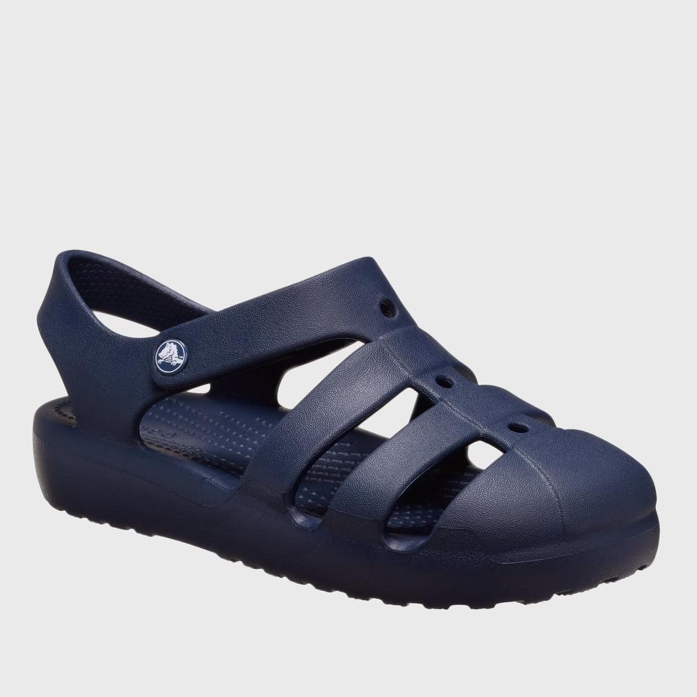 Detské sandále Crocs Classic Fisherman Sandal 210626-410 - tmavomodré