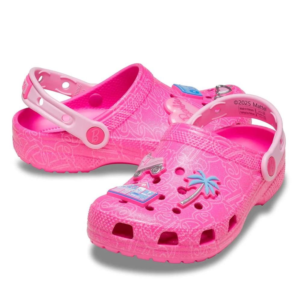 Klapky Crocs Barbie Classic Clog 211406-90H - ružové