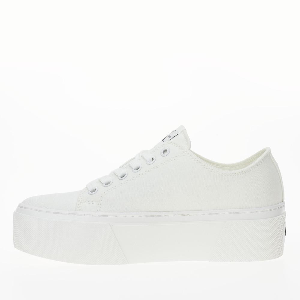 Topánky Calvin Klein Vulc Flatform+ Cupsole Low YW0YW01033-01T - biele