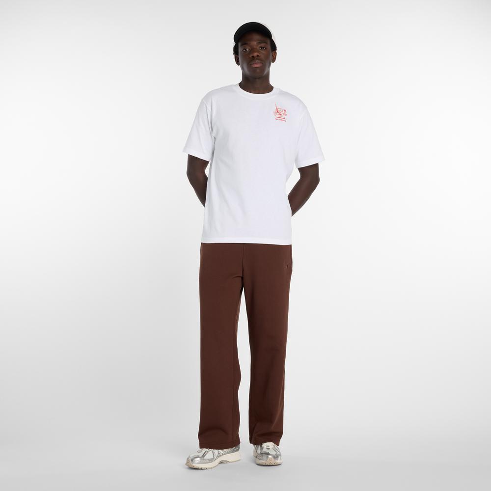 Pánske tričko New Balance MT61H51DWT - biele